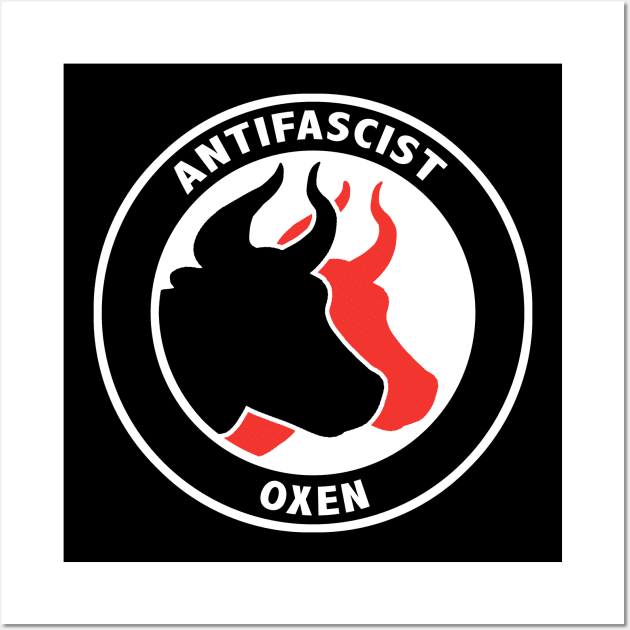 Antifascist Oxen Wall Art by Shepherd